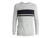 Quiksilver Mens Invasion Stripes Pullover Sweater sgrh S