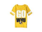 Justice Girls West Virginia Mountaineers Graphic T Shirt yellowblue 10