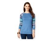 American Living Womens Fair Isle Sleeves Pullover Sweater bbar 2XL