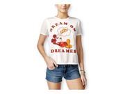 Mighty Fine Womens Mickey Mouse Dreamer Graphic T Shirt cream XL