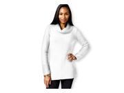 Style co. Womens LS Cowl Neck Pullover Sweater winterwhite XL