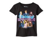 Disney Girls The Best Of Best Worlds Graphic T Shirt black L