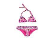 Roxy Womens Macrame Hlater Boy Brief 2 Piece Bikini mlw6 L