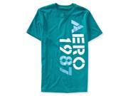 Aeropostale Mens Vert Puff Paint Graphic T Shirt 349 XS