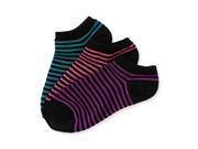Aeropostale Womens Neon Stripe Lightweight Socks 487 9 11