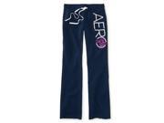Aeropostale Womens Fit And Flare Embroidered Athletic Sweatpants 413 XS 32
