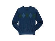 Van Heusen Mens Argyle Pullover Sweater tuqwingteal M