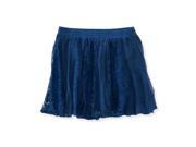 Aeropostale Womens Vertical Lace Overlay Mini Skirt 402 M