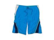 Ecko Unltd. Mens Stock Board Swim Athletic Cargo Shorts neonblue 34