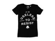 Disney Womens Useless To Resist Vader Graphic T Shirt black S