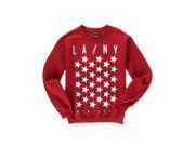 Tony Hawk Mens LA NY Star Sweatshirt garnet S