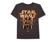 Star Wars Boys Empire Skeleton Graphic T Shirt charcoalhthr M