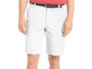 IZOD Mens Saltwater Flat Front Casual Chino Shorts brightwhite 46