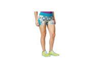energie Womens Sunny Print Athletic Compression Shorts capribreezediamantes XS
