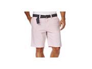 American Rag Mens Micro Stripe Casual Chino Shorts sunsetred 34