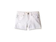 Levi s Girls High Rise Shorty Casual Denim Shorts white 8