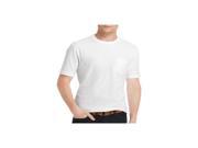 IZOD Mens SS Pocket Basic T Shirt white M