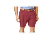 Club Room Mens Double Pleated Casual Chino Shorts rosetta 34