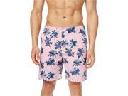 Tommy Hilfiger Mens Regal Palms Swim Bottom Board Shorts pink 3XL