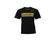Nike Mens Iowa Basketball Graphic T Shirt black M