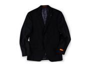 Tallia Mens Pinstripe Two Button Blazer Jacket navy 38