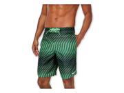 Nike Mens Wave Stripe E Swim Bottom Board Shorts voltagegreen 2XL