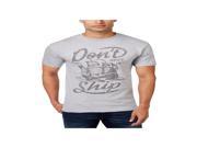 Club Room Mens Don t Give Up Graphic T Shirt heathergrey M
