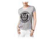 Mighty Fine Womens Bayside Tigers Ringer Graphic T Shirt heathergrey M