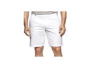 Calvin Klein Mens Slim Fit Bedford Casual Chino Shorts white 36