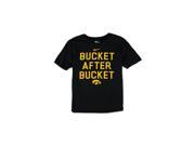 Nike Mens Buckets Verbiage Graphic T Shirt iowablack L