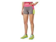 energie Womens Sunny Colorblock Athletic Compression Shorts candypink M