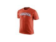 Nike Mens Virginia Cavaliers Wordmark Graphic T Shirt spicyorange M
