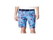 American Rag Mens Slim Floral Casual Walking Shorts bluecombo 31