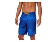 Nike Mens Wave Stripe E Swim Bottom Board Shorts hypercobalt 2XL