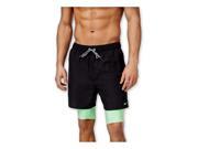 Nike Mens 2 in 1 Training Swim Bottom Trunks black M