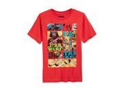 Star Wars Boys Character Frames Graphic T Shirt redyellow L