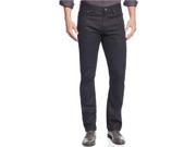 Alfani Mens Coated Straight Regular Fit Jeans blackcoated 50x32