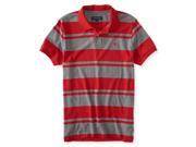 Aeropostale Mens A87 Striped Rugby Polo Shirt 620 S