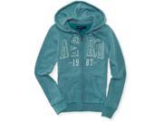 Aeropostale Womens Box Logo Hoodie Sweatshirt 350 L