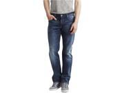 Aeropostale Mens Med Wash Destroyed Straight Leg Jeans 962 31x32