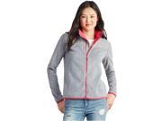 Aeropostale Womens Solid Full Zip Fleece Jacket 053 XL