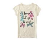 Aeropostale Girls Leave it Up To Me Graphic T Shirt 278 XL