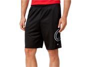 Champion Mens Logo Mesh Athletic Workout Shorts black XL