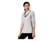 Style co. Womens Soft Cowl Neck Pullover Sweater medgreyheather XS