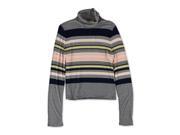 Aeropostale Womens Striped Turtleneck Pullover Sweater 404 XS