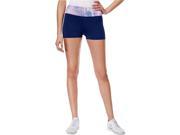 Jessica Simpson Womens The Warm Up Athletic Compression Shorts bludepths L