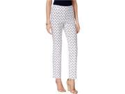Charter Club Womens Anchor Pull On Casual Trousers brightwhite 14x28