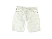 Ralph Lauren Mens Straight Ripped Casual Denim Shorts white 31