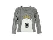 Aeropostale Girls Polar Bear King Graphic T Shirt 053 XL