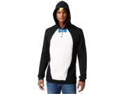 American Rag Mens Penguin Hoodie Sweatshirt deepblack M